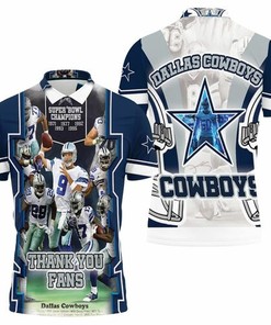 Dallas Cowboys Thank You Fans Nfc East Division Super Bowl 2021 3D All Over Print Polo Shirt