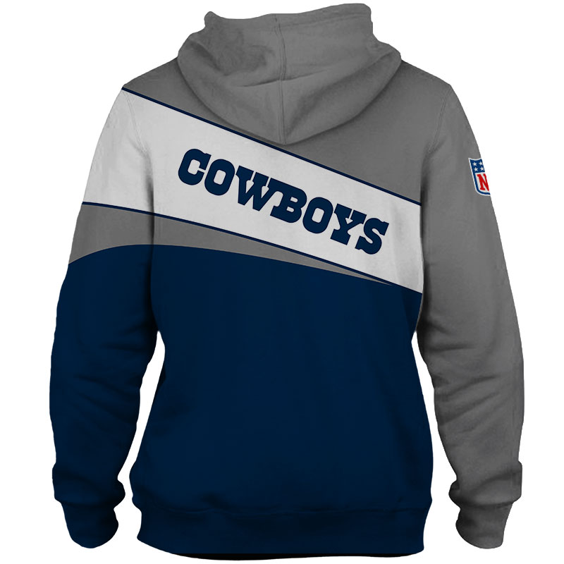 Dallas Cowboys Zip Hoodie 3D Zip Hoodie - Image 2
