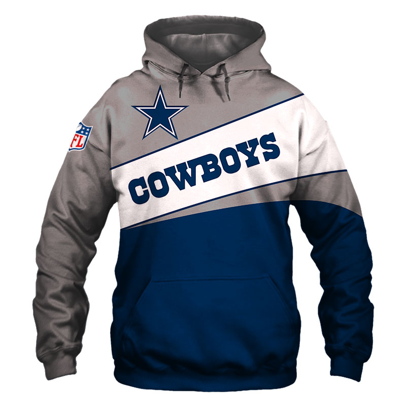 Dallas Cowboys Zip Hoodie 3D Zip Hoodie - Image 3