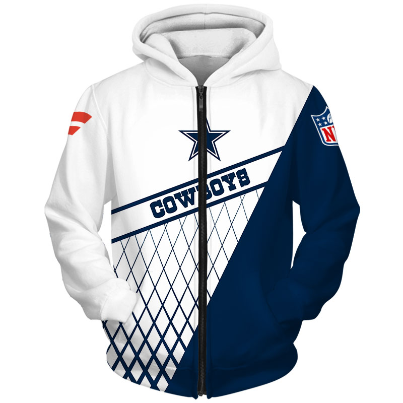 Dallas Cowboys Zip Hoodie Zip Hoodie Gift for Fan - Image 2