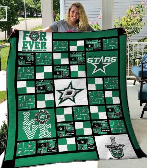 Dallas Stars Collection Quilt Blanket Bedding Set