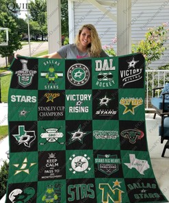 Dallas Stars Combined Quilt Blanket