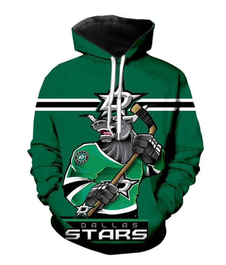 Dallas Stars Hoodie 3D Ultra-Cool Long Sleeve Gift for Fans