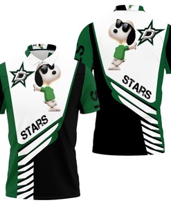 Dallas Stars Snoopy For Fans 3d Polo Shirt All Over Print Shirt 3d T-shirt