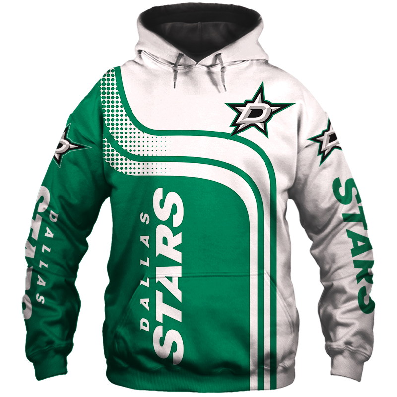 Dallas Stars Zipper Hoodie Zip Hoodie Pullover Gift for Fans - Image 2