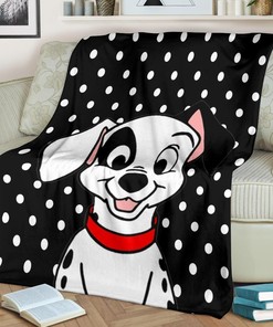 Dalmatian Puppy Best Seller Fleece Blanket Gift For Fan, Quilt Blanket Bedding Set Gift
