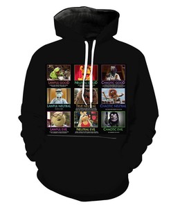 D&d Alignment Hoodie 3D