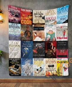Dan Brown Books Quilt Blanket Bedding Set