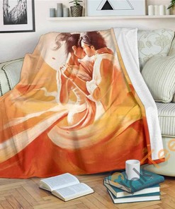 Dance In The Wind Sherpa Fleece Blanket Gifts for Family, for Couple