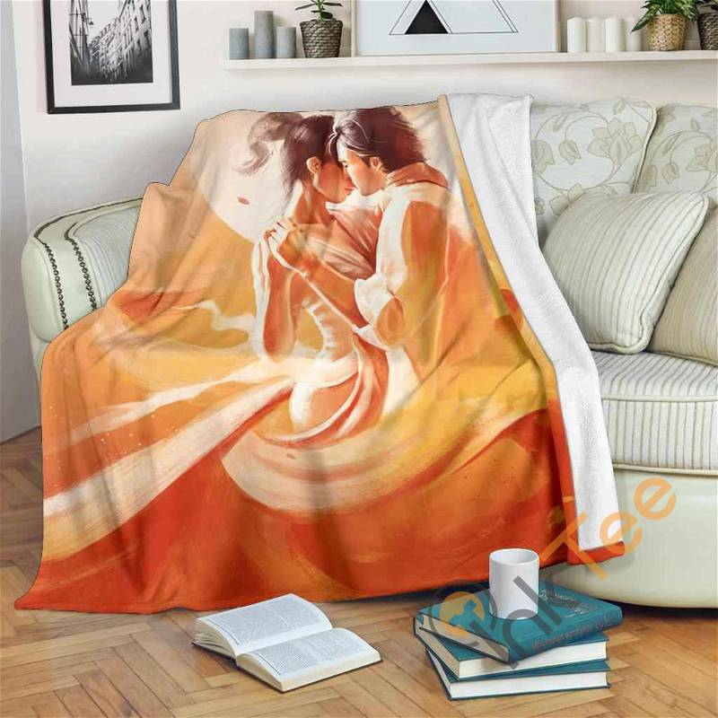 Dance In The Wind Sherpa Fleece Blanket Gifts for Family, for Couple