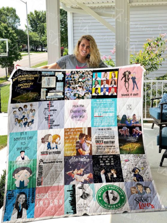 Dance It Out Grey's Anatomy Collection Quilt Blanket Bedding Set
