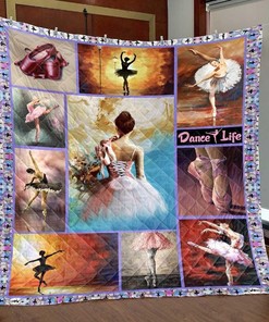 Dance Life Quilt Blanket Bedding Set for Home Décor
