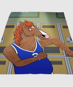 Dancing Bojack Horseman Sherpa Fleece Blanket Gifts for Family, for Couple
