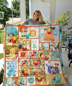 Daniel Tiger'S Neighborhood Quilt Blanket Bedding Set