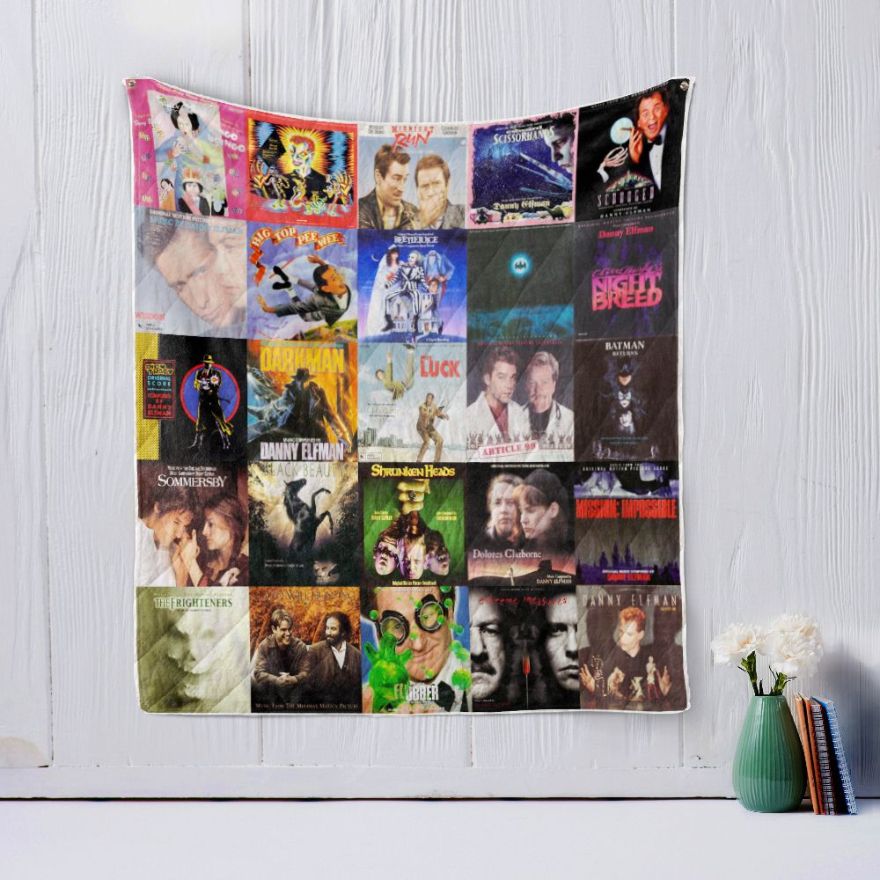 Danny Elfman Quilt Blanket Bedding Set for Home Décor