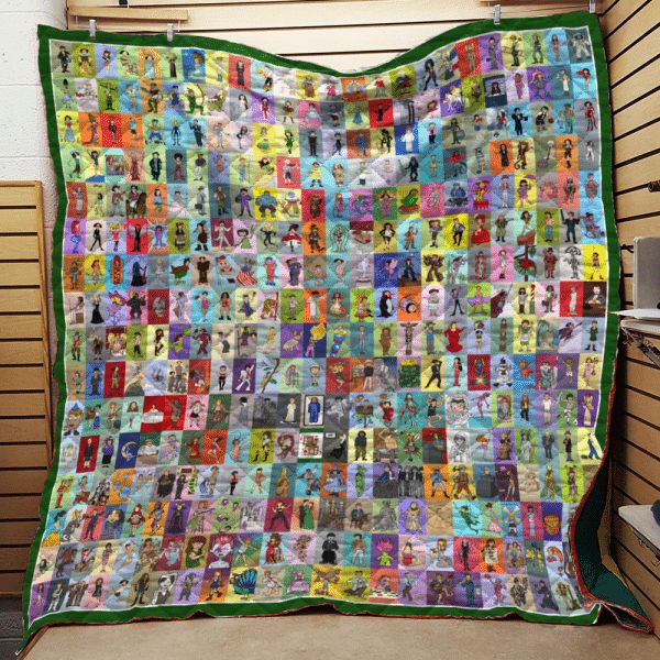 Daria Alter Egos Quilt Blanket Bedding Set for Home Décor