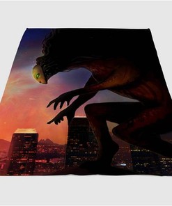 Darkness Sequence Sherpa Fleece Blanket Gifts for Family, for Couple
