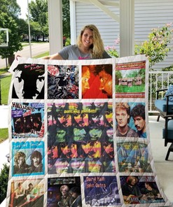 Daryl Hall John Oates Albums Collection Quilt Blanket Bedding Set
