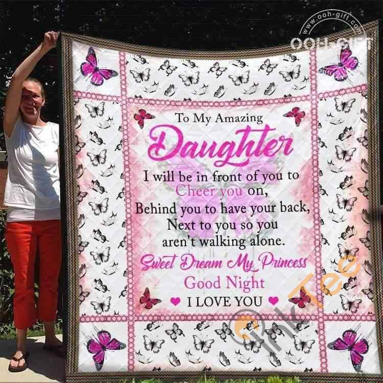Daughter Sweet Dream My Princess Quilt Blanket Bedding Set