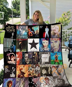 David Bowie Quilt Blanket Bedding Set With Pilliwcases Options For Bedroom Decor