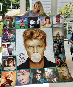 David Bowie Quilt Blanket Bedding Set With Pilliwcases Options For Home Decor