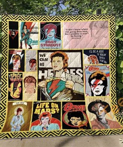 David Bowie V5 Quilt Blanket Bedding Set