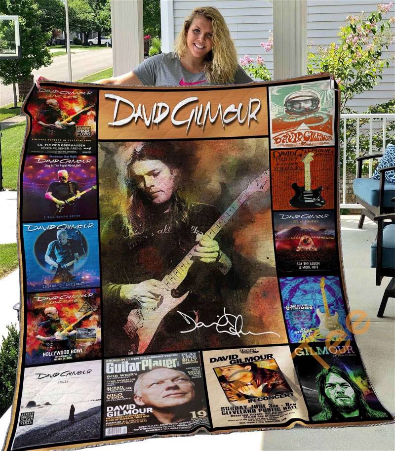 David Gilmour V1 Quilt Blanket Bedding Set