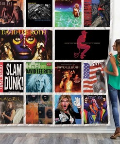 David Lee Roth Albums For Fans Quilt Blanket Bedding Set