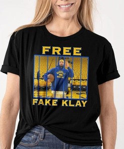 Daws Wearing Free Fake Klay T-Shirt
