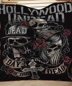 Day Of The Dead Skull Washable Handmade Quilt Blanket Bedding Set
