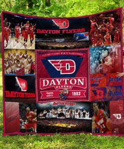 Dayton Flyers Quilt Blanket Bedding Set for Home Décor
