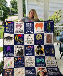 Dd Hocus Pocus Quilt Blanket Bedding Set for Home Décor