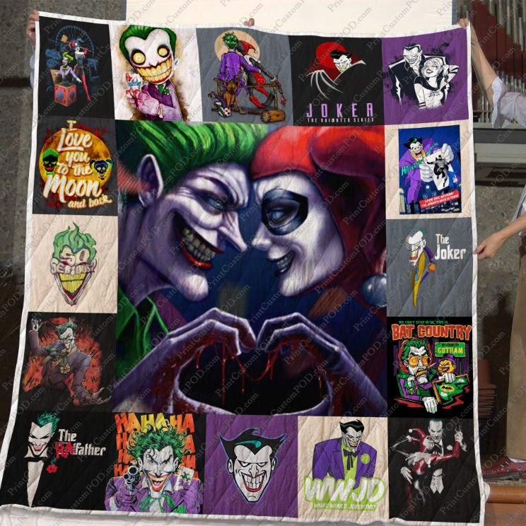 Dd Joker And Harley Quinn Mad Love Quilt Blanket Bedding Set