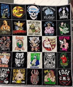 Dd Legends Of Wrestling CollectionCollected Quilt Blanket Bedding Set