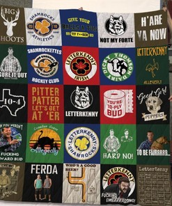 Dd Letterkenny T-Shirt Quilt Blanket For Fans Hard Yes