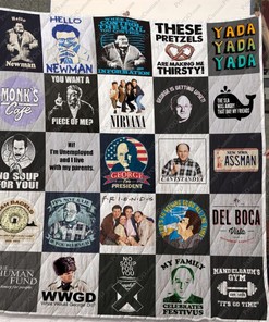 Dd Seinfeld Combined Quilt Blanket Bedding Set