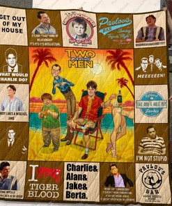 Dd Two And A Half Men Quilt Blanket Bedding Set