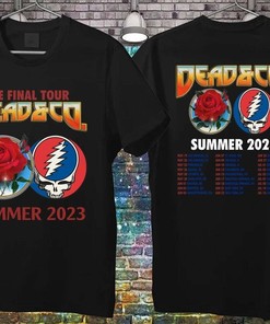 Dead And Company Announce Final Summer Tour 2023 Double Sided Favorite T-Shirt