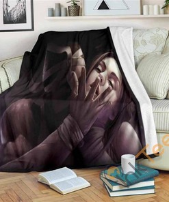 Dead Inside Sherpa Fleece Blanket Gifts for Family, for Couple