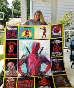 Deadpool Collection Quilt Blanket Bedding Set for Home Décor