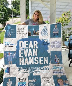 Dear Evan Hansen Musical Collected Quilt Blanket Bedding Set