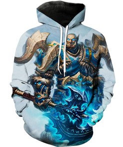 Death Knight Orc Epic Warcraft Hoodie 3D