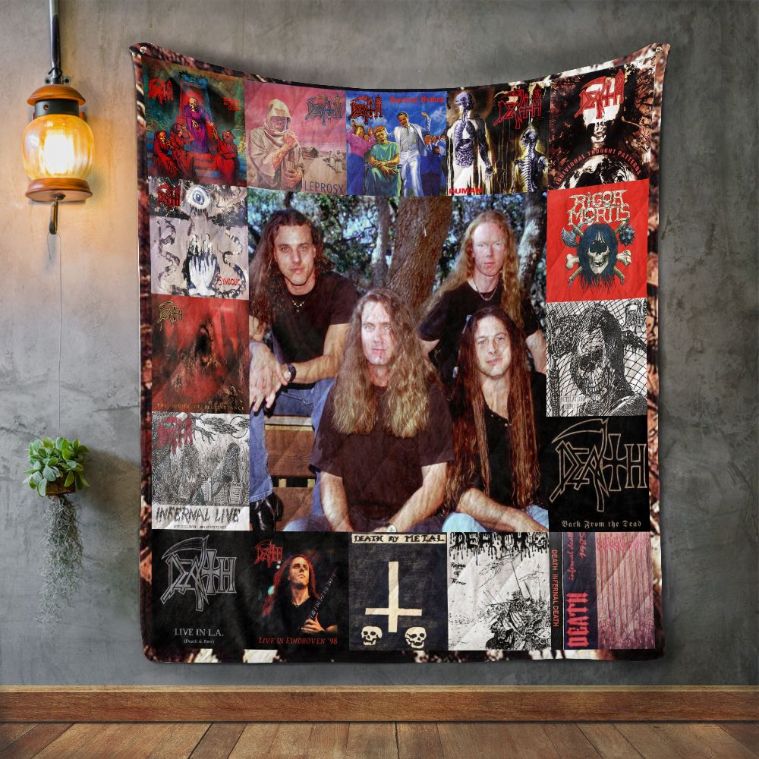 Death Quilt Blanket Bedding Set for Home Décor