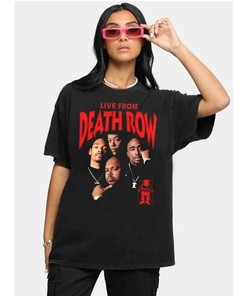 Death Row Records Snoop Dogg Dr Dre 2Pac Shirt