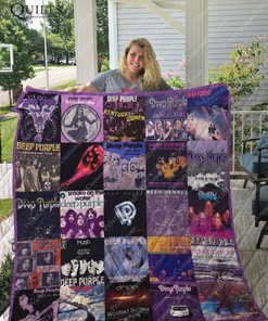 Deep Purple Albums For Fans Combined Quilt Blanket Bedding Set