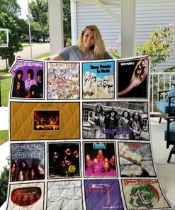Deep Purple Machine Head Quilt Blanket Bedding Set
