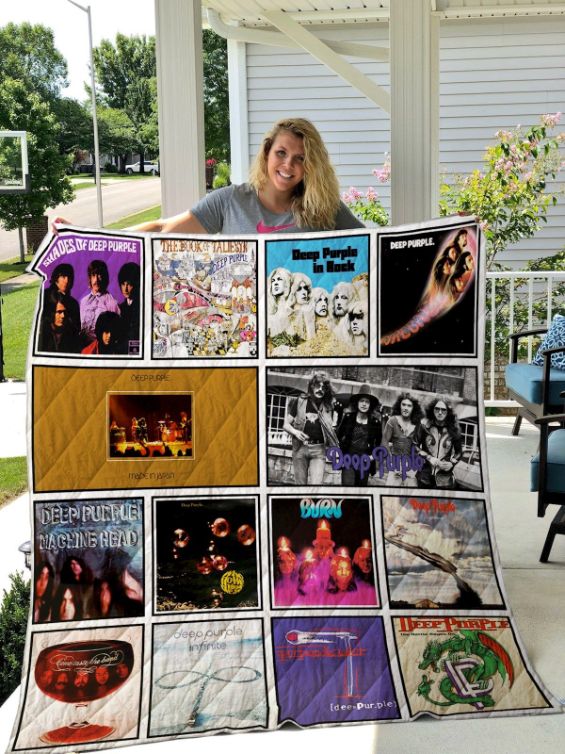 Deep Purple Machine Head Quilt Blanket Bedding Set