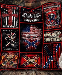 Deep Southern Roots Certified White Boy Southern Roots Quilt Blanket Bedding Set