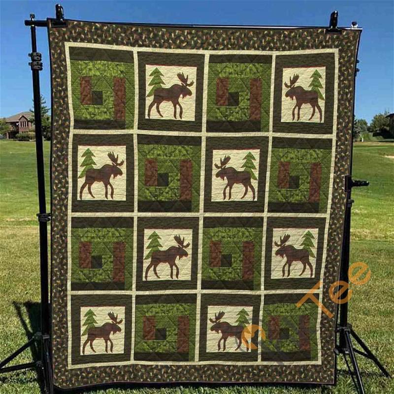 Deer Hunting Quilt Blanket Bedding Set