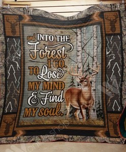 Deer Hunting Quilt Blanket Bedding Set for Home Décor